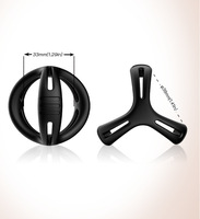 Anneau de pénis en silicone à triple anneau pour hommes, dispositif de retenue triangulaire pour la base du pénis, jouet sexuel
