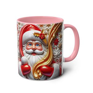 Taza Navideña 3D de Lujo, Taza de Cerámica con Diseño de Santa Claus, Vaso para el Año Nuevo, Regalo de <span class=keywords><strong>Navidad</strong></span> - Product Image 4