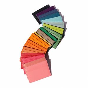 CustomFactory Price Slim Fine Leather <b>Card</b> Holder Hot Sale Slim Id Credit <b>Card</b> Sleeve Pu Saffiano Leather Credit <b>Card</b> Holder - Product Image 1