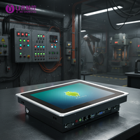 Nuevo Panel PC Industrial de Aluminio Todo en Uno con Pantalla Táctil Capacitiva de 10 Puntos, Computadora Integrada sin Ventilador