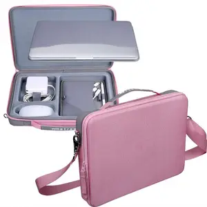 AYM hafif naylon Laptop taşınabilir çanta sert taşıma çantası için 12.9 "omuz askısı ile