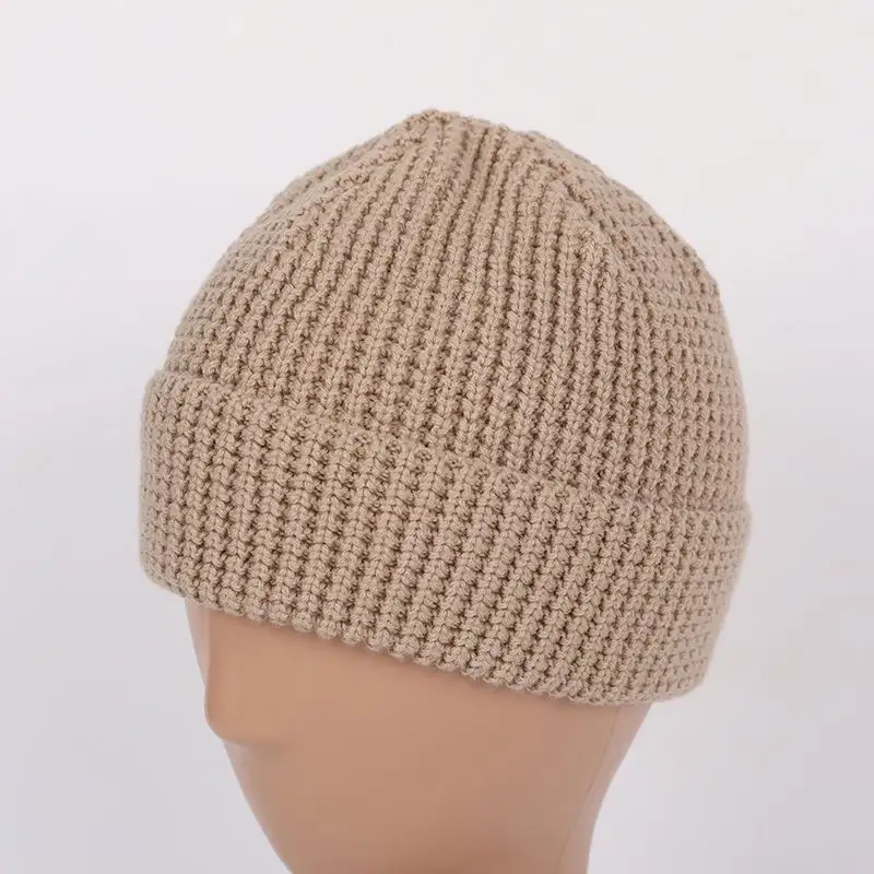 Cổ điển tùy chỉnh của riêng bạn Logo Mohair Beanies Jacquard dệt kim Mũ bán buôn mũ ấm