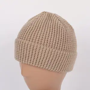 Classic Custom Your Own Logo Mohair Beanies Jacquard Knitted Hats Wholesale Warm Hat