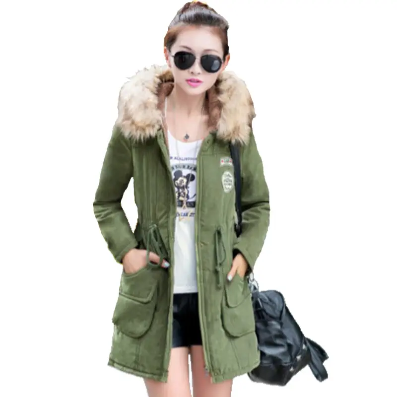 AIMINYZ Mid Length Women Jacket 2023 Autumn And Winter New European And American Style Long Sleeved Lamb Wool Jacket Women