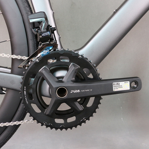 Bicicleta Completa SERAPH, Bicicleta de Carretera con Cuadro de Carbono, Ruedas de Carbono con Cambio Electrónico WheelTop EDS-2*12S, Color Gris TT-X42 - Product Image 4