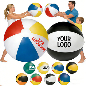 Custom logo Colorful Beach Ball Pvc Beach Ball Inflatable Water Beach Ball - Product Image 4