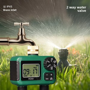 Temporizador <span class=keywords><strong>de</strong></span> <span class=keywords><strong>Riego</strong></span> Automático para Jardín <span class=keywords><strong>de</strong></span> 1/2/3/4 Vías, IP55 Impermeable, Pantalla LCD, Controlador <span class=keywords><strong>de</strong></span> Irrigación con Rosca <span class=keywords><strong>de</strong></span> Entrada <span class=keywords><strong>de</strong></span> Latón - Product Image 4
