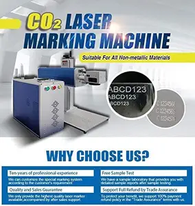 Co2 Lasermarkeermachine 20W 30W 50W Lasergraveermachine Metaalvezel Lasermarkeermachine