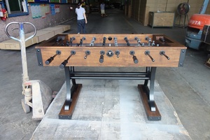 Chất lượng cao 55 inch bóng đá bảng, cổ điển bé chân Foosball bảng, kích thước tiêu chuẩn bóng đá Bảng bóng đá trò chơi bảng - Product Image 4