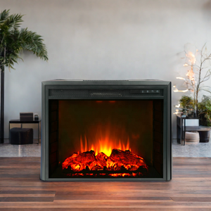 Vente en gros de 26 pouces en verre trempé <span class=keywords><strong>insert</strong></span> de <span class=keywords><strong>cheminée</strong></span> électrique prix compétitif pour ménage hôtel 2000W puissance français d'exploitation - Product Image 2