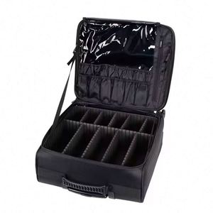 Free Sample Professional Makeup Bags Case Oxford Pull rod Make up Designer <b>Box</b> Large Capacity Nail Art Tattoo Storage <b>Suitcase</b> - Product Image 6