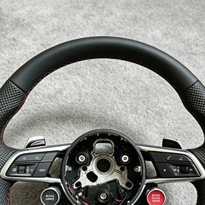 Volant de voiture pour <span class=keywords><strong>Audi</strong></span> R8 TT A4 B9 A6 C8 S6 S7 A4 A5 A6 A7 Q3 Q5 A3 S3 S8 Q8 S1 S3 S4 S5 S6 S7 Volant sport - Product Image 5