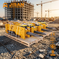Ciseaux hydrauliques JISAN pour excavatrice, 140 mm, pour l'exploitation minière et la démolition