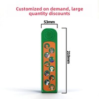 Module vocal en plastique à 10 touches en bande longue ; Accessoire sonore pour livres illustrés d'éveil ; Son personnalisable à activer par pression