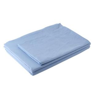 Hospital Three-Piece <strong>Bed</strong> Sets with <strong>Blue</strong> and White Stripe <strong>Cover</strong> Pillow Cases Floral Pattern Cotton Sheet Sets for Home Use - Product Image 4