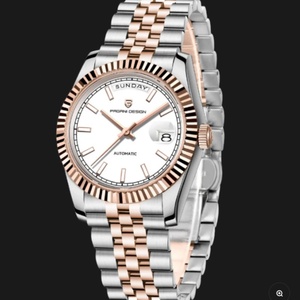 PAGANI DESIGN 1752 Men's Watches Rose Gold Luxury Automatic Watch for Men Mechanical Wristwatches Sapphire Mirror <b>Clock</b> Gift Man - Product Image 1