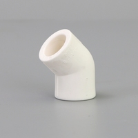 Coude de tuyauterie en PPR vert, coloré, 20-110 mm, 45 degrés °   Coude