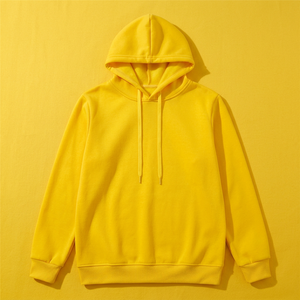 เสื้อฮู้ดผู้ชายสีพื้น ทรงปกติ ผ้าฝ้ายเฟรนช์เทอร์รี่ สวมใส่สบาย มีกระเป๋า เหมาะสำหรับฤดูหนาว เป็นมิตรต่อสิ่งแวดล้อม - Product Image 1