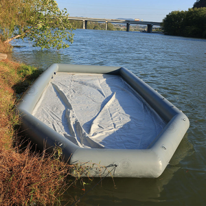 Nouvelle conception de quai flottant gonflable en PVC pour bateaux, station d'accostage portable pour jet ski et yacht, plateforme d'accostage à sec à vendre - Product Image 1