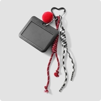 Porte-clés et breloques de sac raffinés, élégants et tendance, avec perles et nœuds, pour cartes