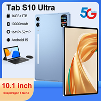 Tablet Tab S10 Ultra de 10.1 Pulgadas Apex, 16GB+1TB, 108MP, 10000mAh, 5G, Doble SIM+TF, Marco de Aleación, Android 14, Octa Core 2.0GHz, Global