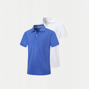 Ropa de Verano para Niños a la Moda al por Mayor, Nuevo Diseño, Camiseta Polo Formal de Punto 100% Algodón para Niños, Manga Corta, Transpirable, de Secado Rápido - Product Image 2