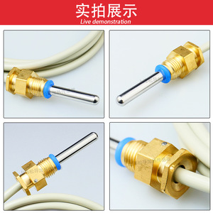 Sonda de temperatura con termistor NTC para medidores de calor PT1000/PT500, sensor de temperatura DS18B20 - Product Image 5