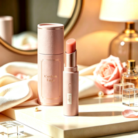 Pot cosmétique tube push-up personnalisé pour huile essentielle, en papier kraft biodégradable avec revêtement UV, emballage beauté