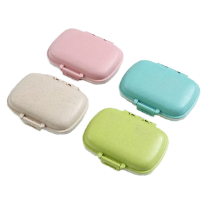 Creative Custom Logo Wholesale High Quality Pinbo CRSK0111 Travel Daily <b>Pill</b> Storage <b>Case</b> 8 Compartments Plastic <b>Pill</b> Organizers - Product Image 1