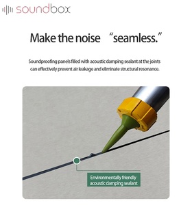 Panneaux acoustiques de <span class=keywords><strong>traitement</strong></span> acoustique HDF pour murs et plafonds Soundbox KTV avec NRC 250-2.5KHz pour applications de construction - Product Image 4