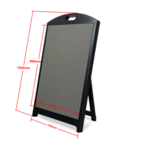 Affichage LED mobile extérieur étanche 640x480, écran LED pour menu, contrôle par application pour la publicité des restaurants et des magasins