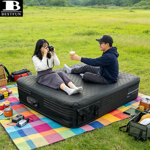 Colchón Inflable Resistente con Bomba <span class=keywords><strong>El</strong></span>éctrica Integrada, Cama Elevada de 40 cm, Mueble para Acampar al Aire Libre y para Invitados en Casa - Product Image 2
