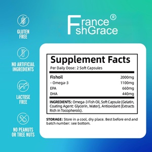 Extraits d'huile de poisson oméga 3 de qualité supérieure, oméga 3 pour la santé cardiaque et des articulations saines chez les adultes, complément d'huile de poisson oméga 3 - Product Image 3