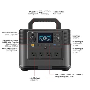 Station d'alimentation portable haute puissance 1200W Green Source transfrontalière, alimentation mobile extérieure grande capacité, 220V - Product Image 5