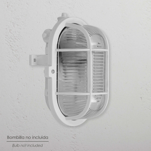 Plafoniera Bianca E27 IP44 - Product Image 4