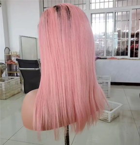 <span class=keywords><strong>Parrucche</strong></span> frontali <span class=keywords><strong>con</strong></span> chiusura in pizzo Color rosa senza colla <span class=keywords><strong>capelli</strong></span> umani parrucca diritta a strati in pizzo <span class=keywords><strong>con</strong></span> <span class=keywords><strong>frangia</strong></span> - Product Image 3