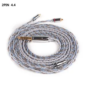 KBEAR 16 cordons améliorés pour écouteurs en cuivre plaqué argent MMCX/0.78mm 2PIN/ <span class=keywords><strong>TFZ</strong></span> Pins/ QDC Pins in Ear Monitor Cable - Product Image 4