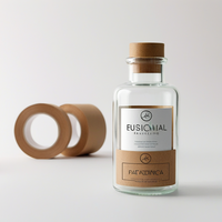 Étiquettes d'emballage cosmétique personnalisables pour bouteilles en verre pour huiles essentielles shampooing et parfum Commande minimum 500 pièces