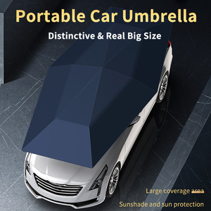 FEAMONT 4.2m Anti-UV Automatic Folding <strong>Car</strong> Umbrella Sun Shade Covering Roof <strong>Car</strong> Cover Umbrella <strong>Sunshade</strong> with Remote - Product Image 4