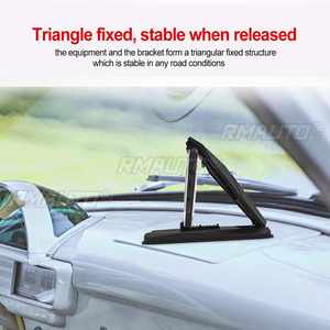 Support de téléphone pour voiture sur tableau de bord, support de téléphone/tablette de 3,0 à 9,7 pouces pour voiture, pour iPhone XS MAX, pour iPad Mini, GPS, support de téléphone pour voiture - Product Image 5