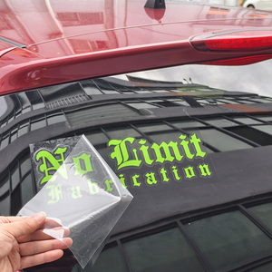Vinilo Adhesivo Personalizado para Coche, Resistente a los Rayos UV, Removible, para Ventanas, con Corte de Contorno, Impermeable - Product Image 4