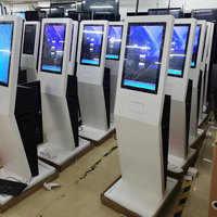 Système de gestion de file d'attente bancaire Wavetec avec affichage LCD LED du numéro d'attente Lecteur de codes-barres de l'appelant Fonction SDK en option