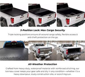 Couvre-benne arrière automatique à rouleaux pour Dodge Ram Rebel 1500 2500 Trx 6'4 8ft 2017 2022 2025 avec boîte Ram - Product Image 6