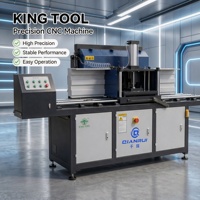 Machine de fraisage verticale à 5 axes de haute précision pour profilés en aluminium, robuste et automatique