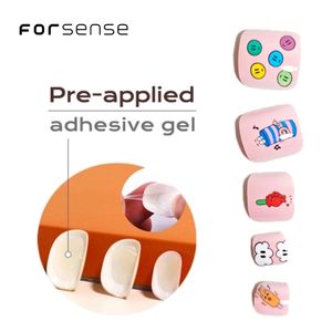 Vente en gros de <span class=keywords><strong>faux</strong></span> ongles d'orteil décorés Personnage de dessins animés à coller sur les ongles des pieds en rose <span class=keywords><strong>pastel</strong></span> - Product Image 5