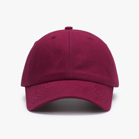 Casquette de baseball 6 panneaux souple et non structurée de marque de distributeur personnalisée casquette de papa avec logo de broderie personnalisée