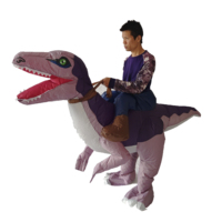 Nouveau design, costume gonflable de dragon violet pour Halloween, accessoires de cosplay, costume de mascotte, taille adulte unisexe, polyester