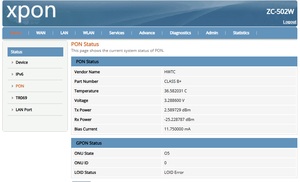 For Home Basic Internet ZC-502W XPON ONU 1GE 1FE 2.4G WiFi RTL Chip GPON EPON FTTH <b>Modem</b> - Product Image 6