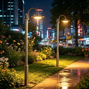 Lampe de jardin LED en aluminium minimaliste moderne, indice de protection IP65, étanche, pour l'extérieur, éclairage paysager au sol - Product Image 6