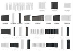 Radiador de aluminio de diseño BODE, panel plano vertical antracita, columna ovalada, <span class=keywords><strong>radiadores</strong></span> verticales <span class=keywords><strong>altos</strong></span> - Product Image 5